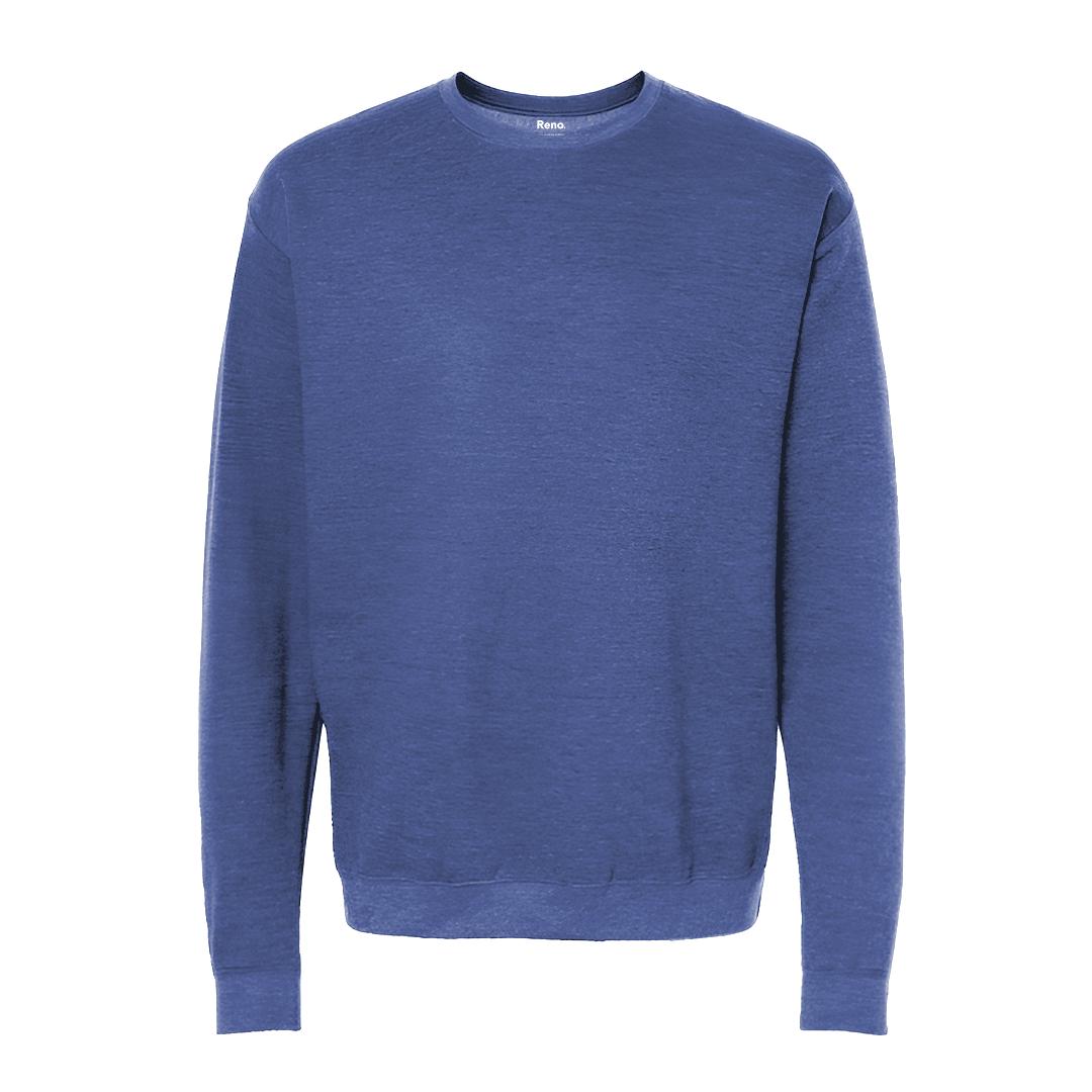 Felt Sweatshirt Blue front