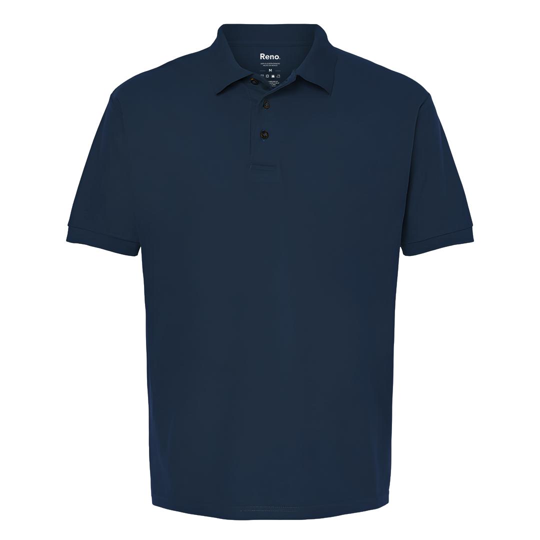  Men's polo Navy Blue front